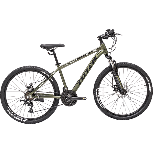 Велосипед TOTEM T100 26" D (26" 24ск рост 15.5") 2023 зеленый