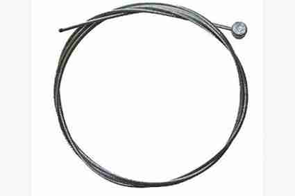 Трос тормоза ниппель 7х6мм 19 жил 1,5х2000мм серебр.