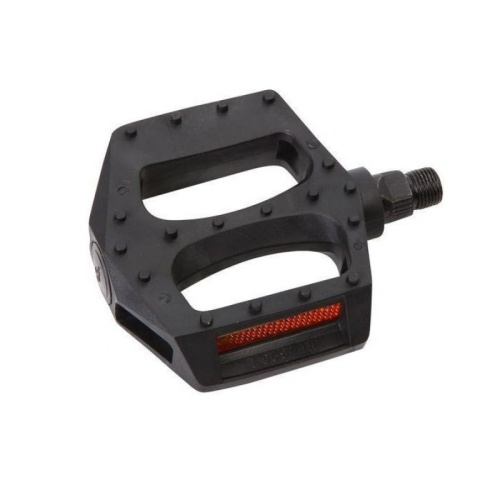 Педали HF-820, пластик, с катафотом, ось 9/16", черные, Х54031