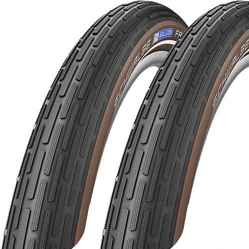 Покрышка. 28x2,00 (50-622) 05-11101227 FAT FRANK K-Guard, TwinSkin B/CO+RT HS375 SBC 50EPI черная с коричневой боковиной SCHWALBE