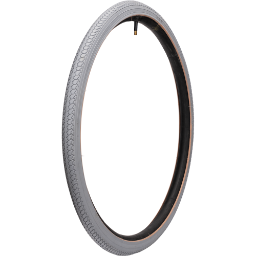 Покрышка  24x1 3/8 (37-540) 00-011053 низкий для "советск." вело/инв. коляс. P1013 СЕРАЯ (25) H.R.T.