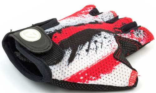 Перчатки 8-7130900 подростк. X6 красно-белые р-р S замша/синт. кожа (20) AUTHOR