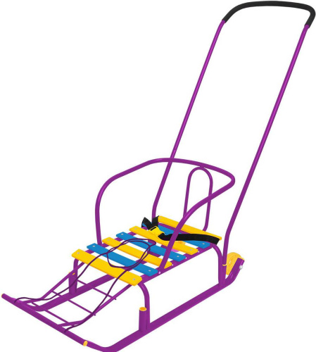 Санки детские "Тимка 5 комфорт" (Т5К/СН2 сиреневый)