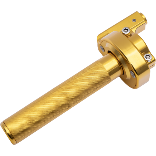 Ручка газа короткоходная (тюнинг) (желтая) "RIDE IT"