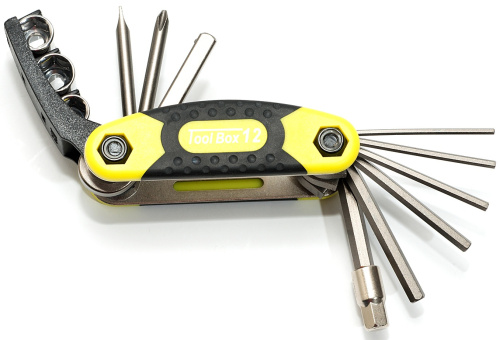 Набор 8-10000041 унив. ToolBox 12 складн. шестигр., +/- отв, боксы никел. неон-желт-серый(10) AUTHOR