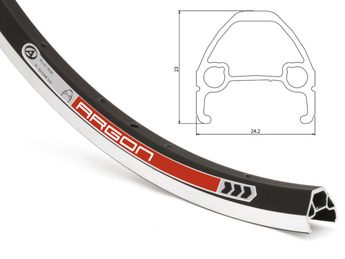 Обод 8-36091607 27,5" двойн. инд. изн. (584х18/32 32отв.) автониппель черный (10) Argon AUTHOR