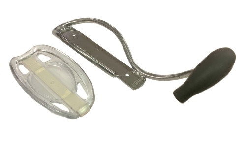 Держатель вело 00-170292 настенный торцевой "ВЕРТИКАЛЬНЫЙ" антицарап. покрытие, ЭРГОНОМИЧ. ФОРМЫ с доп. упором под 2е колесо, сталь серый HORST