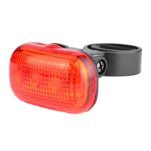 Фонарь велосипедный задний 3 светодиода, 3 функции