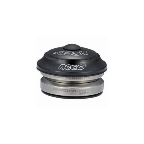 Рулевой набор 6-190373 H50 1-1/8" IS41.2/28.6 IS41.2/30 интегрированный березьбовой, картрдж подш(OD41x36°x45), чашки сталь, черный NECO