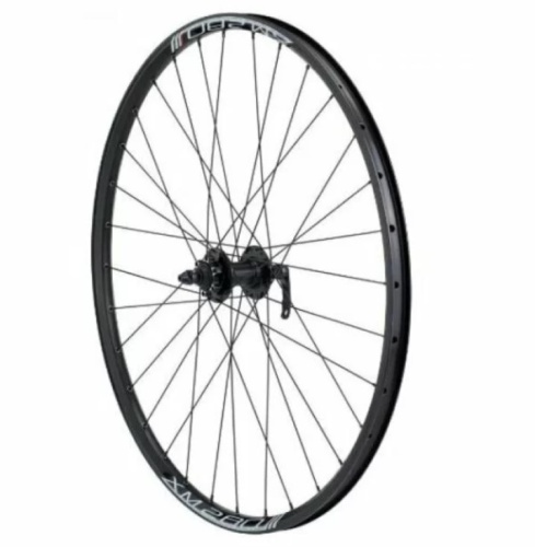Колесо 27,5" переднее, WZ-A282FB (промподшип.), 32 отв., эксц. диск. (6 винтов), двустеночный, Forward