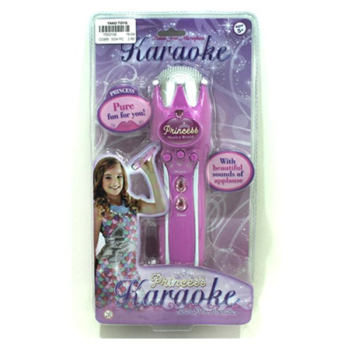 Микрофон Princess Karaoke cо звуками, аплодисментами