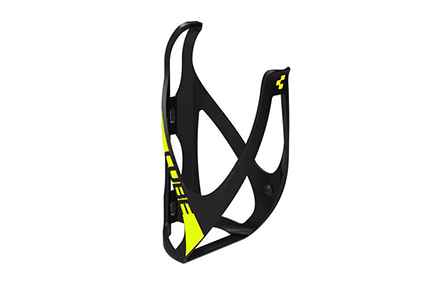 Флягодержатель CUBE HPP matt black´n´flashyellow
