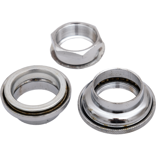 Набор рулевой "Китайский стандарт" (состоит из 8-частей) Хромированный. Для китайских велосипедов.