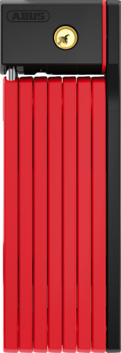 Замок 05-0086746 вело складной на ключе 5700K/100см RD SH BORDO uGrip BIG класс защиты 7/15 с крепленим, красный ABUS