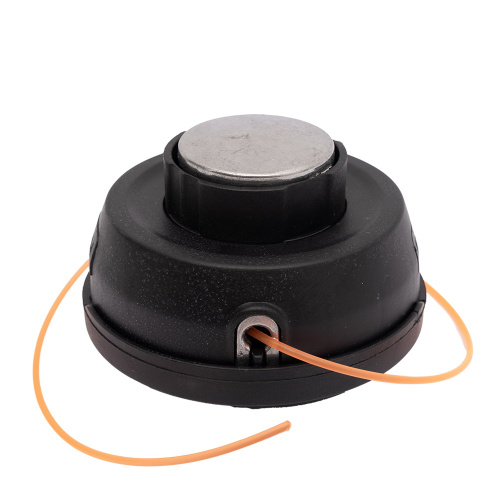 Головка триммерная (барабан-шпуля) PIT Maxpiller MSP-0101, мет. кнопка, подшипник, аналог Husqvarna R25, леска 2,4-3 мм, комплект переходников, подход