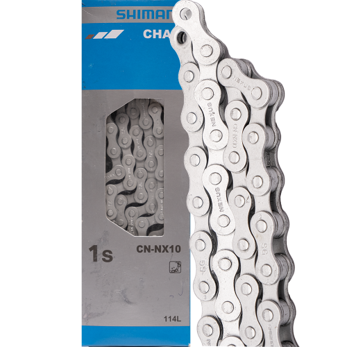 Цепь SHIMANO NX10, 1 скорость, 114 звеньев, 1/2X1/8, арт. ECNNX10C114I
