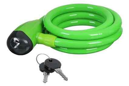 Замок тросовый с ключом 12х1500мм, Х66512