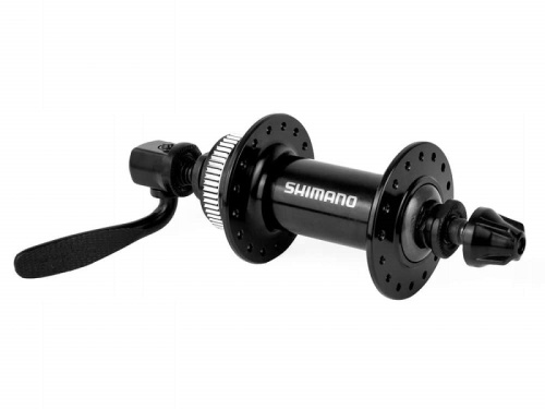 Втулка передняя Shimano HB-MT200, алюм. 28отв, с эксц., под диск C.Lock, QR:133MM,100MM, 31012332