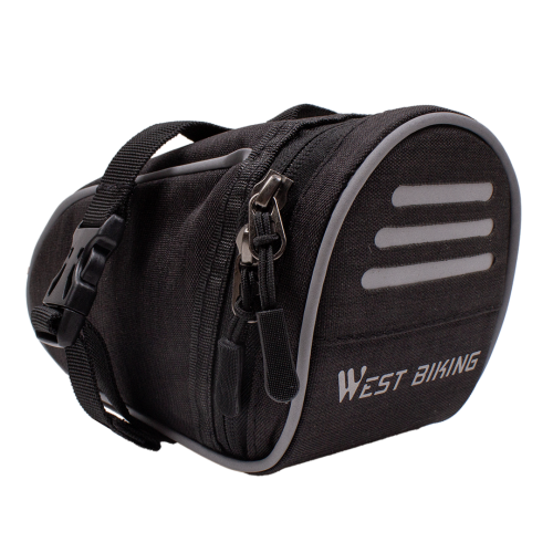 Седельная сумка для велосипеда West Biking, крепление на подседельный штырь, размер 19×10×9 см, материал оксфордский ткани