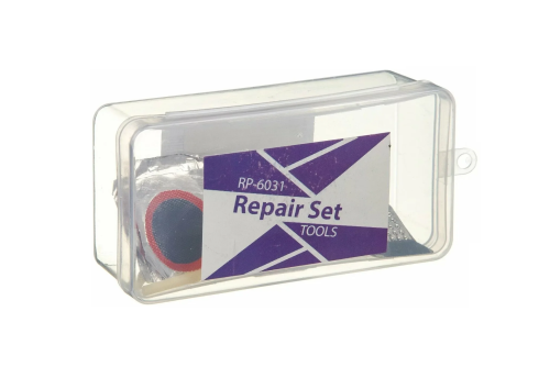 Аптечка RS-6031  в пласт. коробке (клей заплатки) Х95604