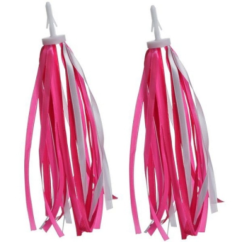 Вставки в грипсы STG, FCR-S203,7 розовый/белый