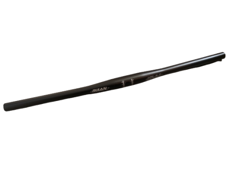 Руль прямой "МТВ" алюминиевый (AL) чёрный матовый "Ruian" под вынос 0-31,8 мм. Длина L-620мм.