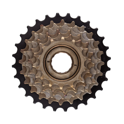 Звездочка вело задняя EDX7 (семерик),  большая звезда черного цвета,дизайн Shimano   (уп-ка 50 шт)