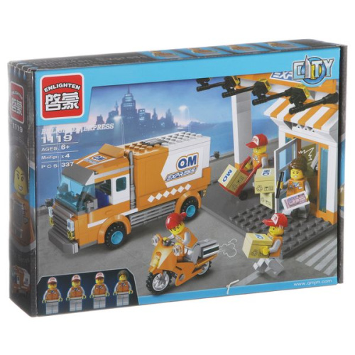 Конструктор ENLIGHTEN 337 деталей экспресс почта 1119