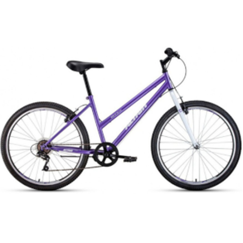 Велосипед ALTAIR MTB HT 26 low (26" 6 ск. рост. 15") 2022, фиолетовый/белый
