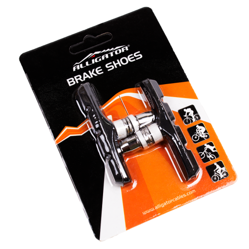 Колодки тормозные v-brake 6-200240 с крепежом симетр. 70мм на блистере VB-620-DIY ALLIGATOR NEW