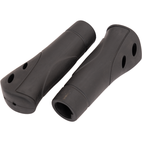 Грипсы руля резиновые, анотомические с правой ручкой для грипшифта (чёрные) модель: 250B.