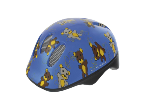 Шлем детский/подростк. 5-734072 с сеточкой 6 отв. 48-52см TEDDY/голубой (10) M-WAVE