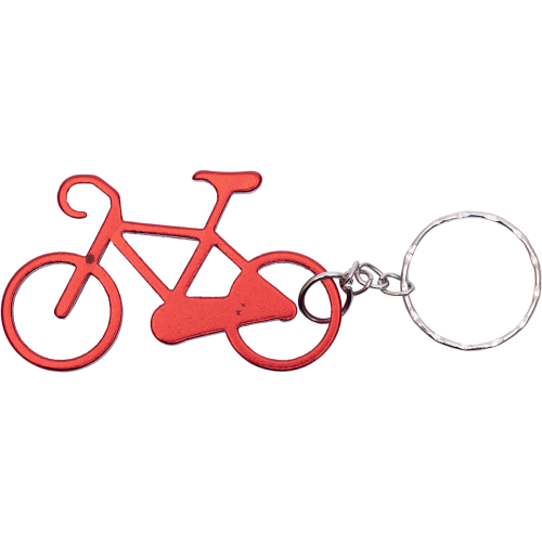 Брелок 5-719906 для ключей "велосипед" алюм. цвета в ассорт. (12)
