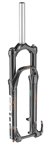 Вилка аморт. 1-0432 29"х28,6 шток 260мм возд.-масл. рег. гидр. блок.+отскок 100мм D черная RST F1RST AIR29 (для оси 15 мм.) инд.упак.