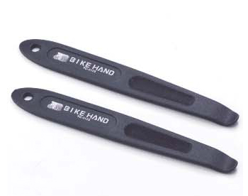 Монтировки 6-14312 пластик YC-3123 удлинненные 20см  (2шт) черные BIKEHAND