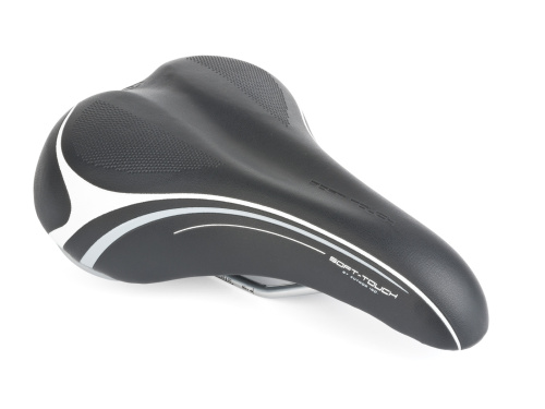 Седло 8-31048005 комфорт. SOFT TOUCH 255х180мм гелевое (20) черное AUTHOR