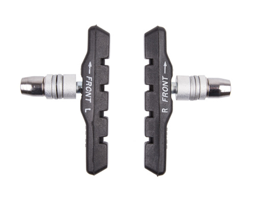 Колодки тормозные v-brake M-WAVE 5-361020 с крепежом ассимметр. 72мм черн. инд. уп.