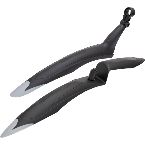 Крылья пластиковые 26"-29" модель: XGNB-039 (чёрно-серые)