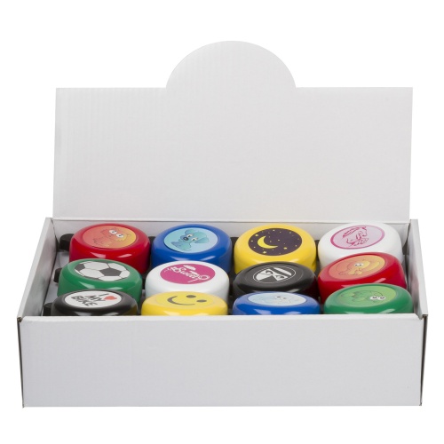 Звонок 5-420114 сталь детский с рисунком (12) цвета в ассорт.