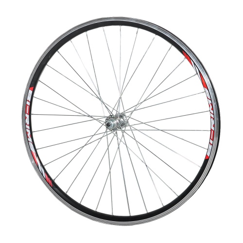 Колесо 26" переднее, двустен. алю. обод ZLA-016, 32сп, втулка сталь WANG ZHENG, гайки v-brake