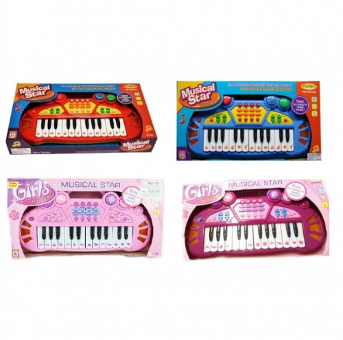 Игрушка пластиковая на батарейках Musical Star Синтезатор (8 ритмов)