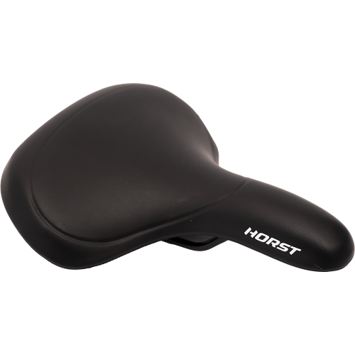 Седло HORST 09-200719  комфорт 260х205мм мягкое, эластомер. (на блист) черное
