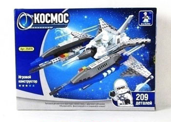 Конструктор Космос, 209 деталей 25470