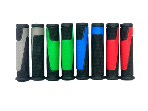 Ручки руля (004) , высокого качества 120мм (чер/сер, чер/син, чер/красн, чер/зел)