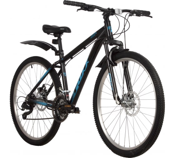 Велосипед FOXX 26" ATLANTIC черный, алюминий, размер 18"