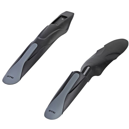 Комплект крыльев STG YC-118CF/R, для колес 24-26,c пласт. вставкой,с логoтипом STG