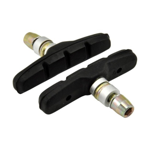 Колодки тормозные v-brake 00-170111 с крепежом симетр. 70мм (5) черные/1 