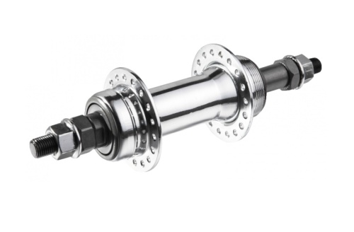 Втулка задняя сталь, 36 отв. Под трещетку под диск (резьба) хром