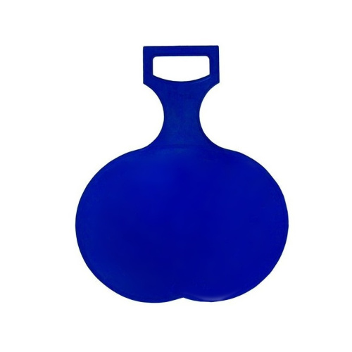 Санки-ледянка с ручкой d 35 см (синяя)