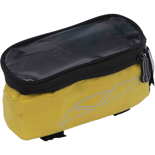 Сумочка/чехол+бокс 5-122556 на раму д/смартфона 170х80х80мм ROTTERDAM TOP L влагозащ. черно-желтая M